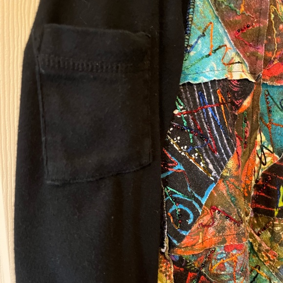 Chico’s Embellished Sweatshirt Jacket - Picture 4 of 4